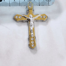 Laden Sie das Bild in den Galerie-Viewer, Kreuz Halskette Silber Retro Anhänger Gold | Unisex - McBiLL Jewelry - Halskette