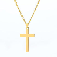 Laden Sie das Bild in den Galerie-Viewer, Kreuz Halskette Unisex Edelstahl | Kreuz Kette - McBiLL Jewelry - Halskette