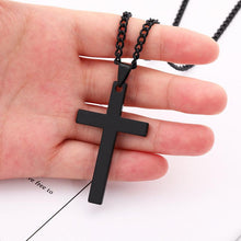 Laden Sie das Bild in den Galerie-Viewer, Kreuz Halskette Unisex Edelstahl | Kreuz Kette - McBiLL Jewelry - Halskette