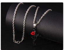 Laden Sie das Bild in den Galerie-Viewer, Retro Rose Kreuz Halskette | Edelstahl - McBiLL Jewelry - Halskette
