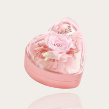 Load image into Gallery viewer, Rosa Blumen Ringschachtel - McBiLL Jewelry - Schmuckkästchen