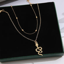 Load image into Gallery viewer, schlangenform Fußkettchen Damen Gold Farbe - McBiLL Jewelry - Fußkette