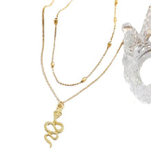 Load image into Gallery viewer, schlangenform Fußkettchen Damen Gold Farbe - McBiLL Jewelry - Fußkette