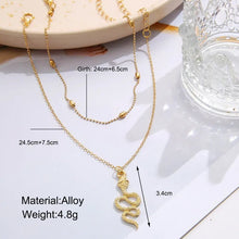 Load image into Gallery viewer, schlangenform Fußkettchen Damen Gold Farbe - McBiLL Jewelry - Fußkette